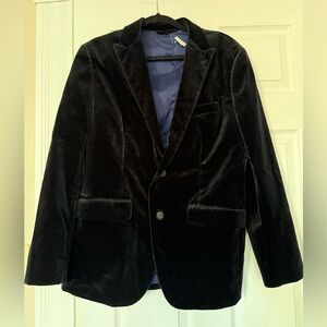 BONOBOS Black Velvet Slim Fit Blazer
